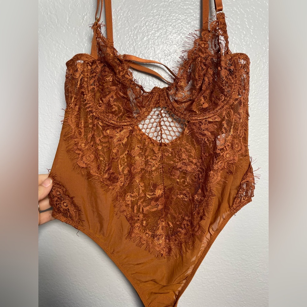 Rustic brown intimate one piece